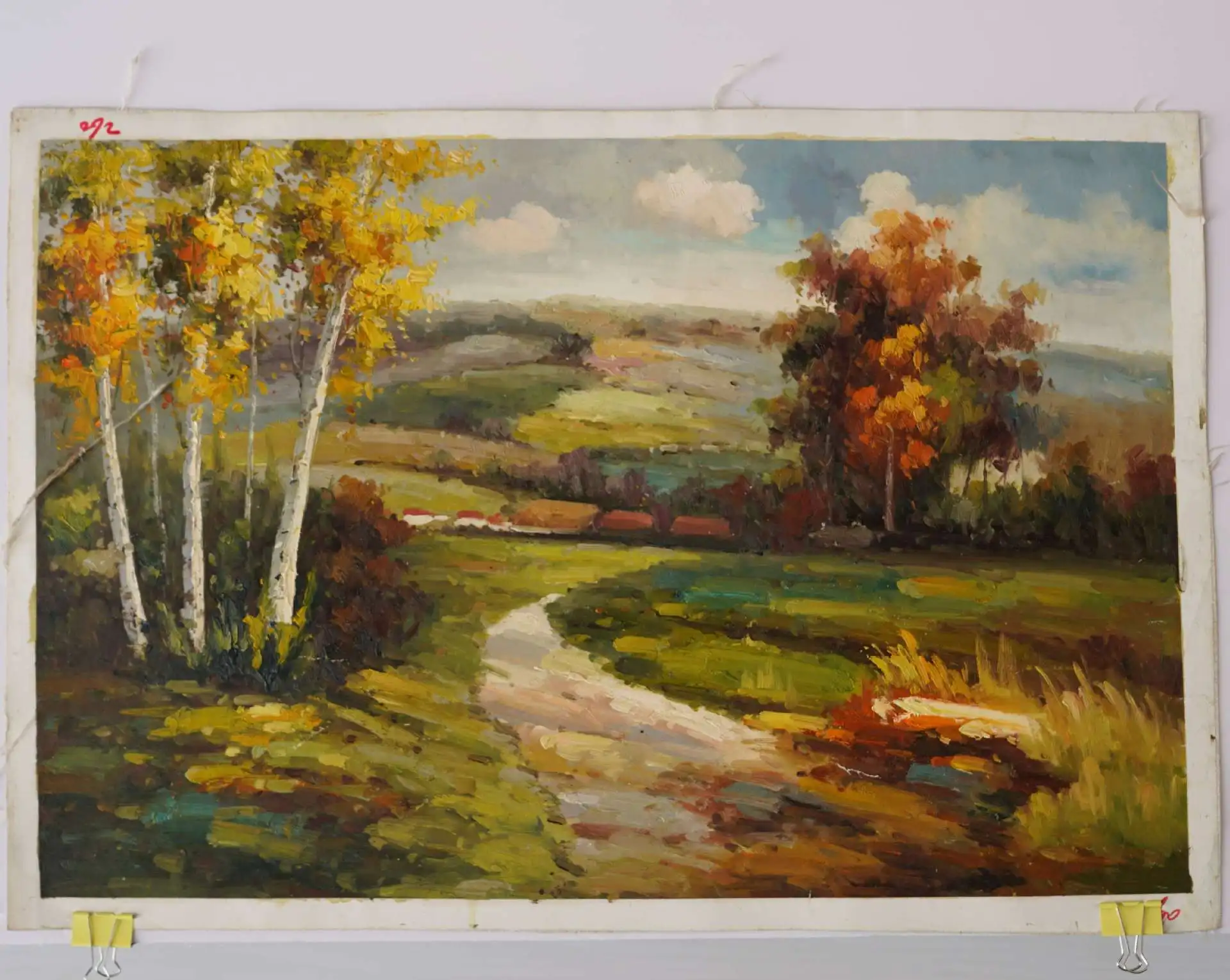 

3781Ann-Tulip diy digital oil painting oil painting acrylic flower painting explosion hand-filled landscape painting