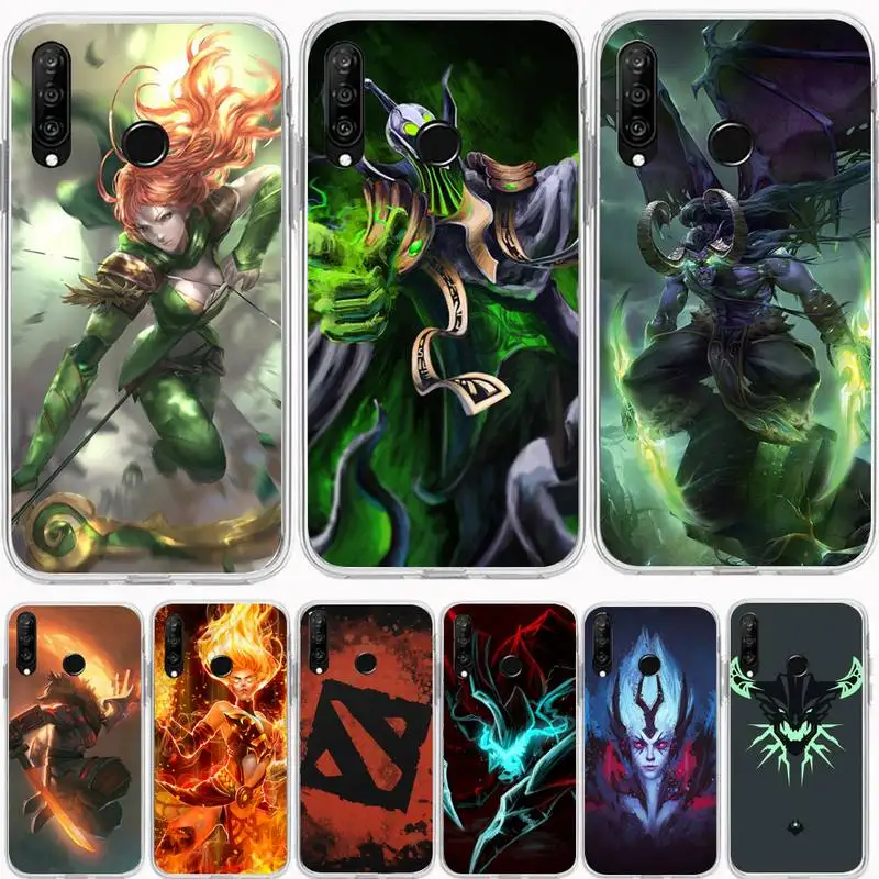 Чехол для телефона Dota 2 Game Huawei P20 P40 Lite P30 Pro P Smart 2019 Nova 3e 6 Se силиконовый прозрачный