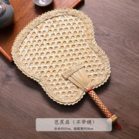 wheat straw handmade fan natural raffia wall decoration fans whole leaf perfect for summer come butterfly embroidery pendant
