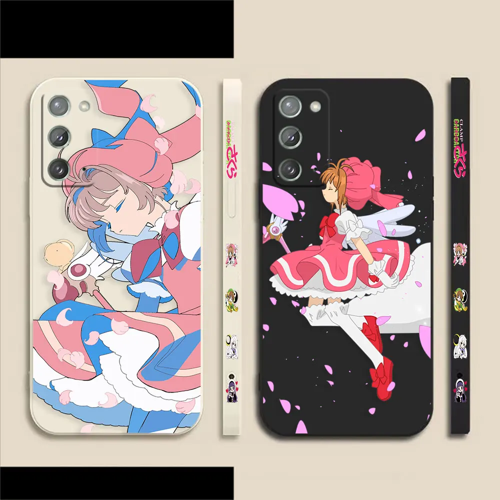 

Anime Cardcaptor Sakura Case For Samsung A50 A30 A20S A10S A10 A14 Note 20 10 9 M32 M22 M40S A20 Pro Plus Lite Ultra 4G 5G Case