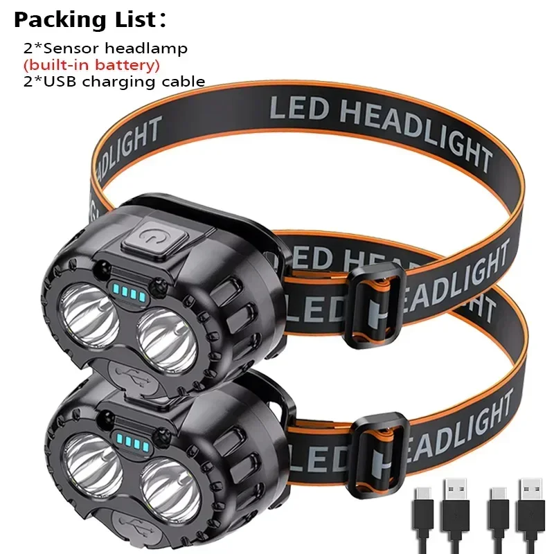 

Налобный фонарь Sensor LED rechargeable