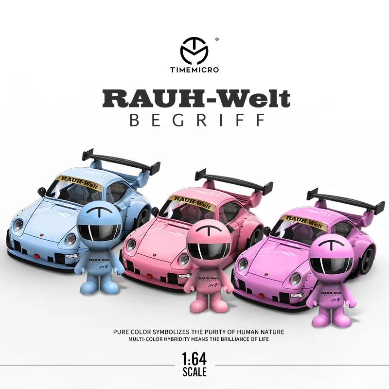 

Time Micro 1:64 Q Porsche Edition Alloy Model Car 3 Colors Selection Gifts
