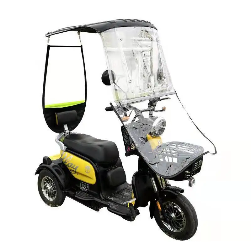 

Навес для электрического трехколесного велосипеда, мотоциклетный непромокаемый солнцезащитный козырек, утолщенный металлический кронштейн для крыши, чехлы для электрического мотоцикла