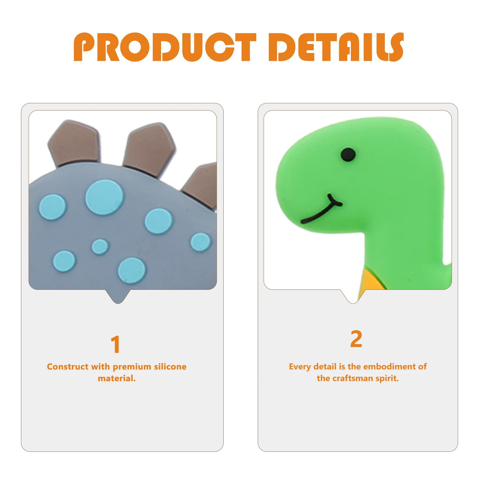 3 шт. молярный динозавр силиконовый прорезыватель для детей детские игрушки