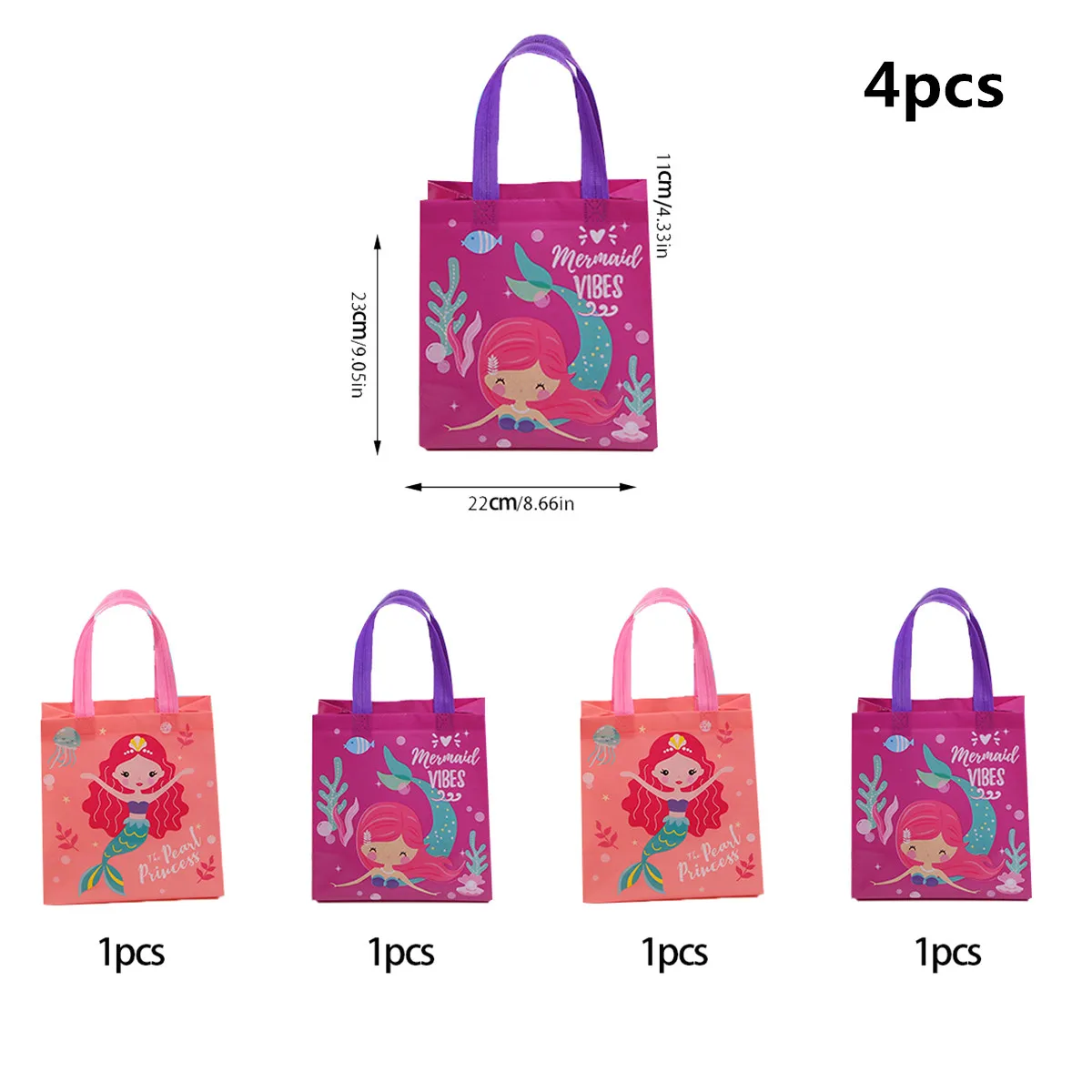 

Подарочный пакет с русалкой Meidding