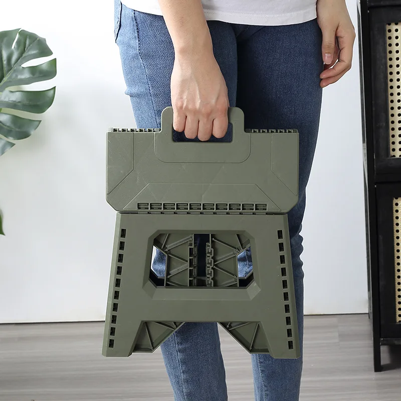 Утолщенный складной пластиковый табурет стул для улицы портативные табуреты