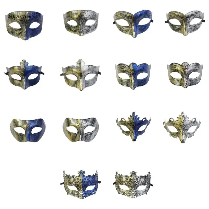 

B36D Антикварные Маскарадные Маски Венецианские Маски Партия/Выпускные Вечера Марди Гра Маски Подарки