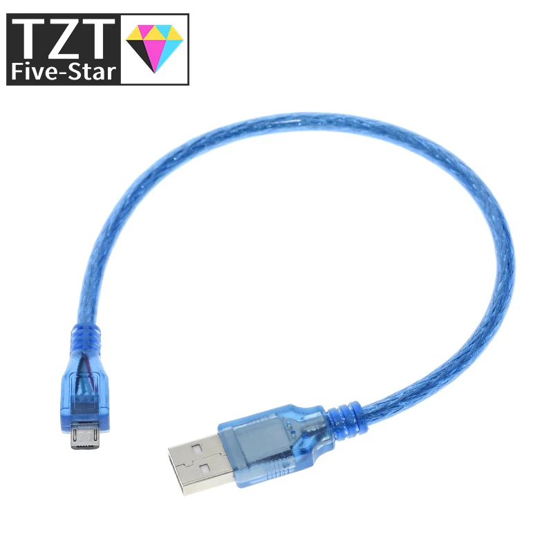 USB-кабель 30 см 0 3 фута для Leonardo/Pro micro/DUE высококачественный тип A Micro USB м Arduino