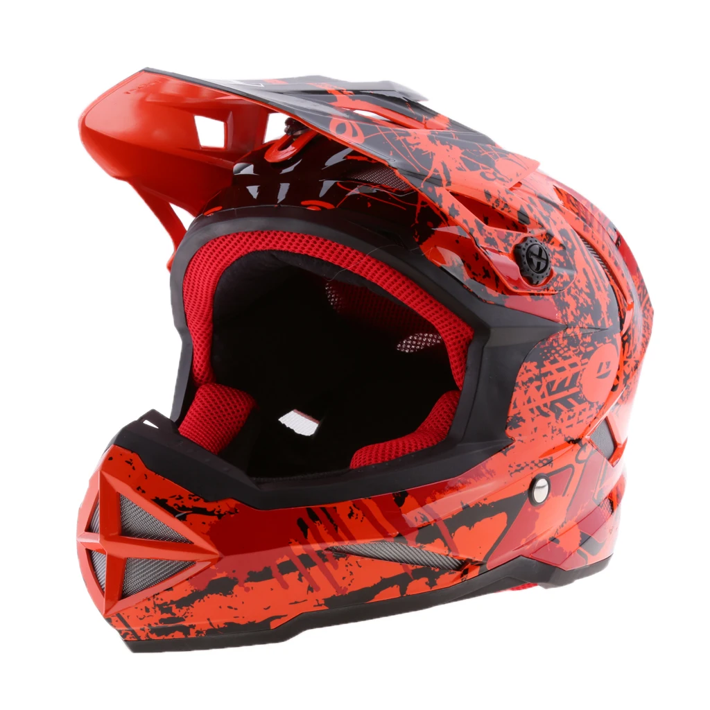 

Orange Motorcycle Motorbike Bike Cycling Full Face CE Approved