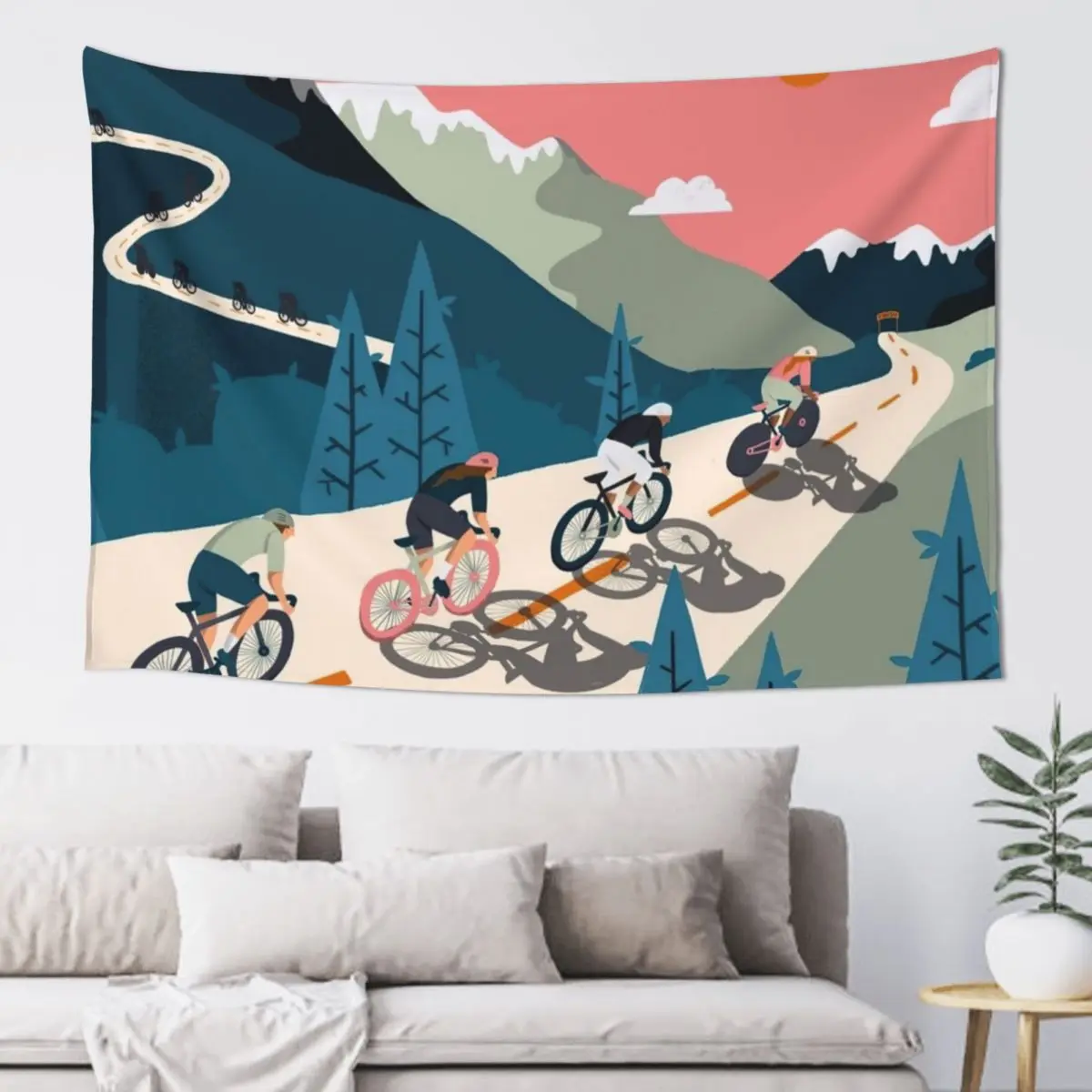 Цветочный Гобелен для комнатных растений декоративные настенные гобелены в