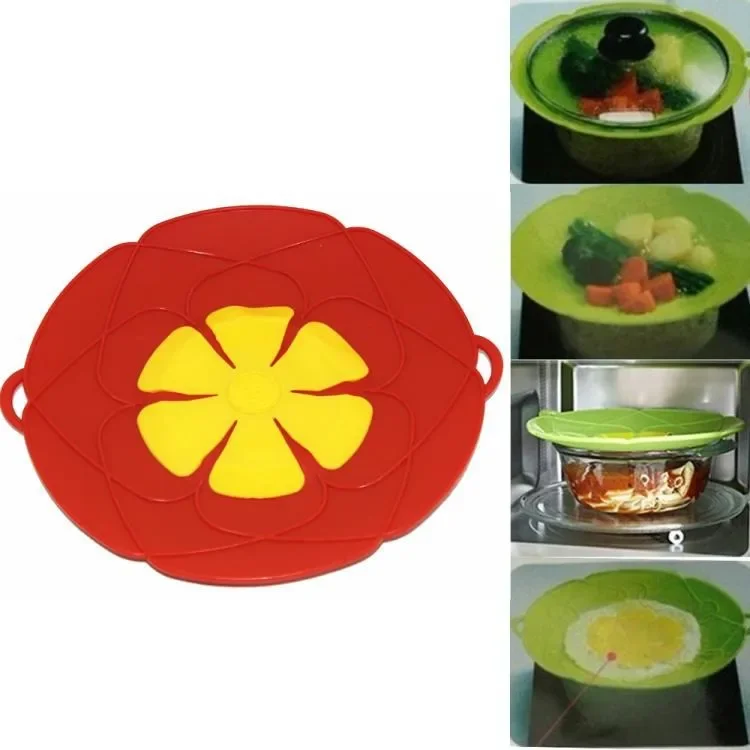 Силиконовая крышка с пробкой для кастрюль сковородок кухонные аксессуары
