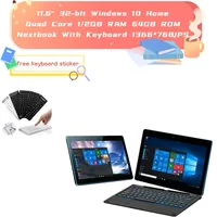 11.6'' 32-bit Windows 10 Home Tablet PC 1366*768 IPS Quad Core 1GB RAM 64GB ROM Nextbook With Pin Docking Keyboard Support HDMI
