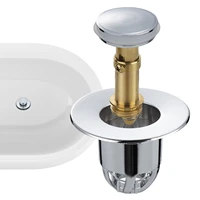 universal bathroom sink stopper push type sink stopper for wash basin easy to install and clean brass push button tub stopper