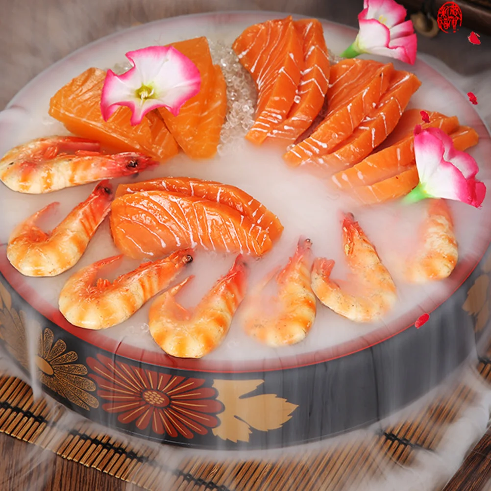 

Sushi Serving Plate Tray Japanese Plates Ice Sashimi Platter Dish Bowl Boat Rice Wood Wooden Appetizer Display Dip Round Dishes