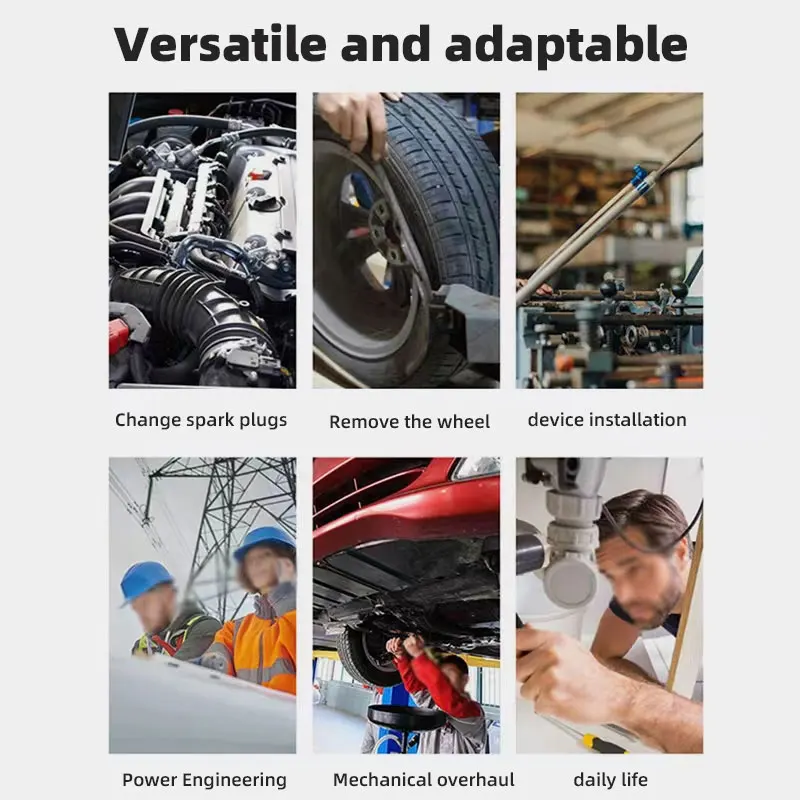 Гаечный ключ с трещоткой двусторонний регулируемый крутящий момент ручной