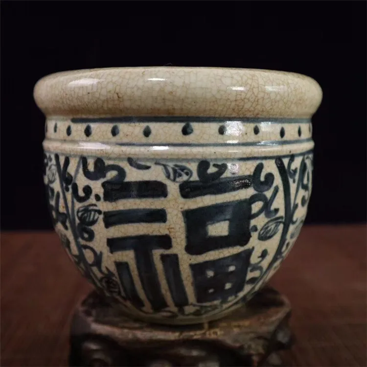 

Винтажная искусственная кожа, Оптовая коллекция, фарфоровые изделия (синие и белые китайские иероглифы, надписи на удачу, узоры,