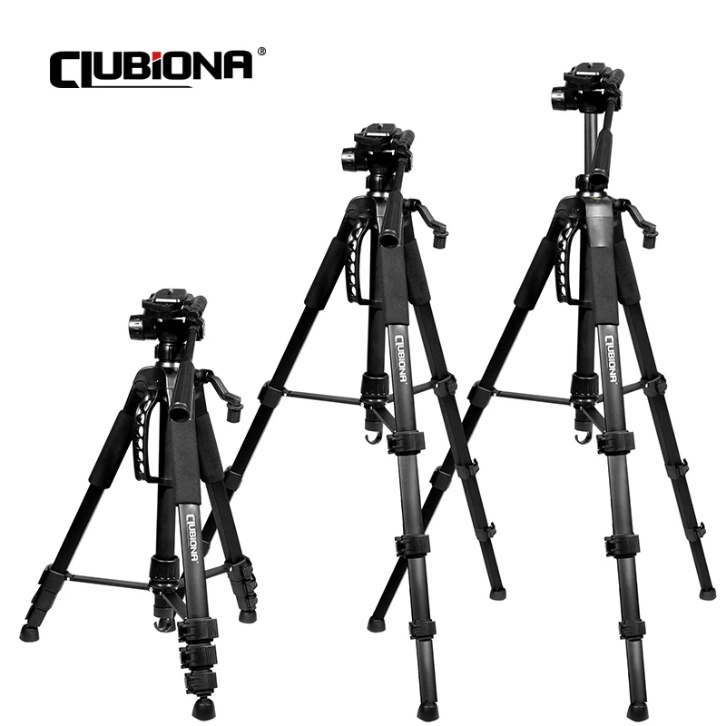 

CLUBIONA Universal 1.5m Telescopic Adjustable Aluminum Tripod 5/8" Threaded Tilt Head Quick Release for Laser Levels Camera