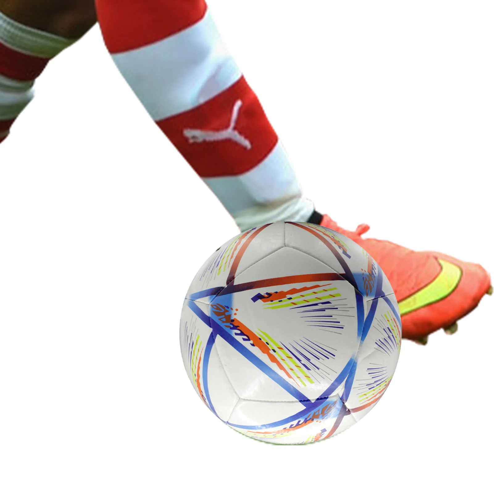 

Qatar Size 5 Football Creative Style Soccer Ball Football For Youth Adult 2022 World Competition Cup Souvenir Gift For Fan