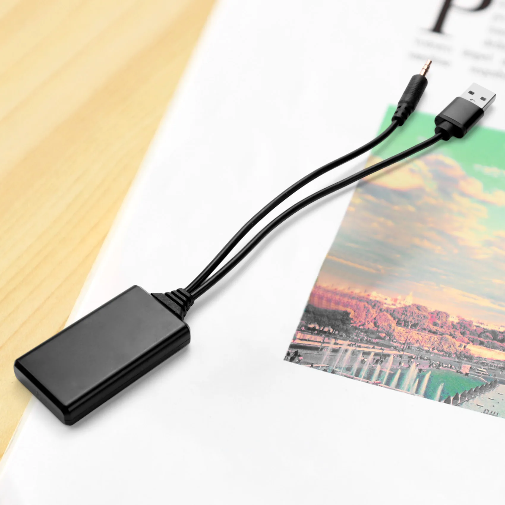 Автомобильный беспроводной модуль Bluetooth музыкальный адаптер вспомогательный