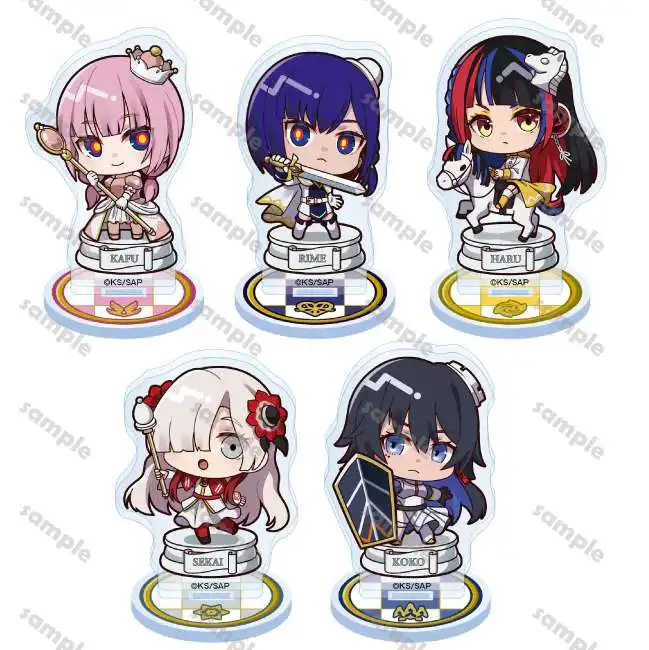 Фото Игра Tanioki Rime Asanushi Haru Yorukawa Sekai Morisaki Kafu Акриловая кукла-подставка Аниме Фигурка Модель Тарелка Косплей Игрушка для подарка №2