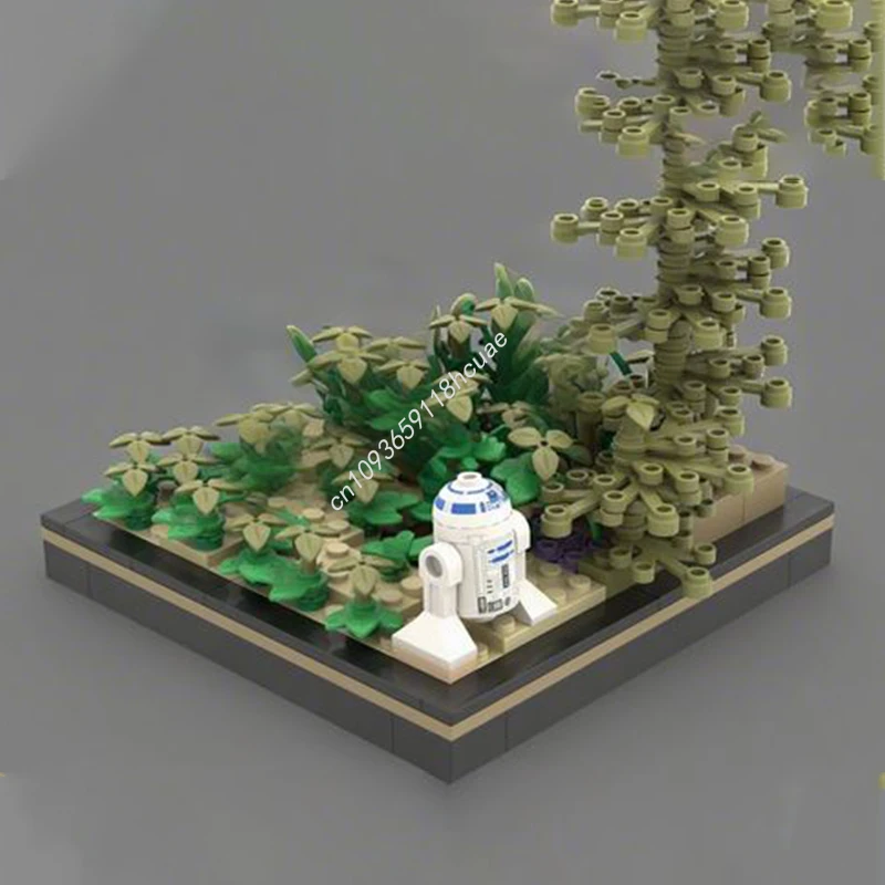 233 шт. MOC Run R2D2 run Star Battle строительные блоки Рождество идеальный день рождения пользу DIY для детей модульные здания подарок (art.: 3920d2a331e7f) - 3920d2a331e7f