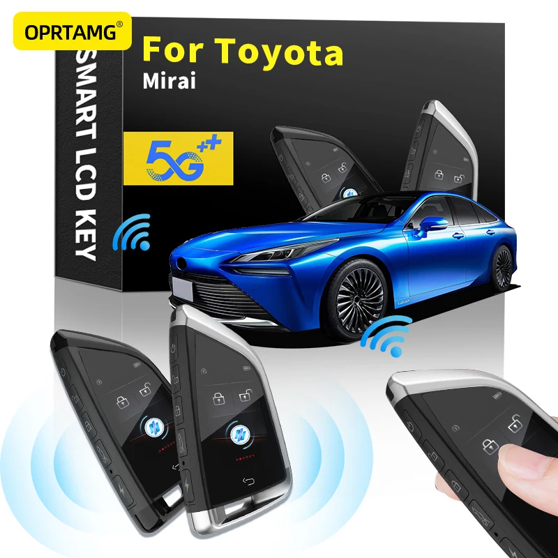 

Car Smart Remote Control Key LCD Display for Keyless Smart Key For Toyota Mirai 2000 2001 2002 2003-2018 2019 2020 2021 2022