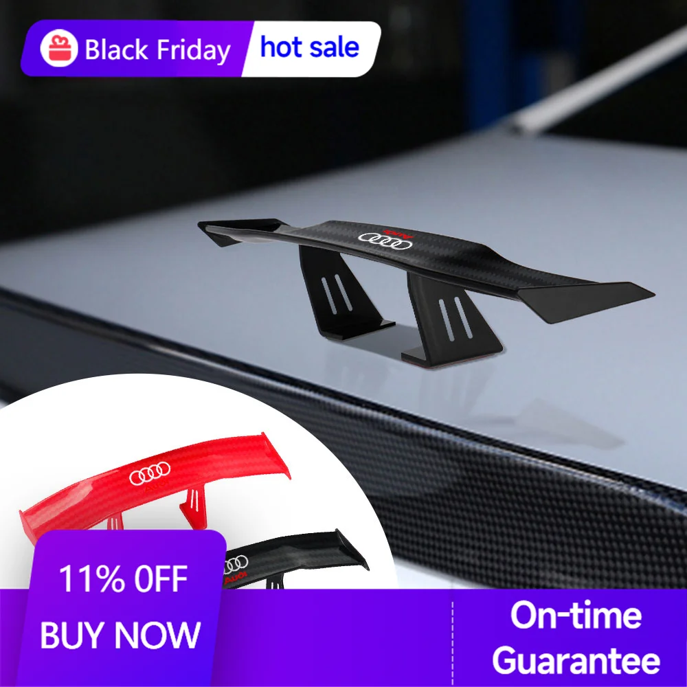 1 шт. модифицированный спойлер для багажника автомобиля дефлектор воздуха Audi Sline