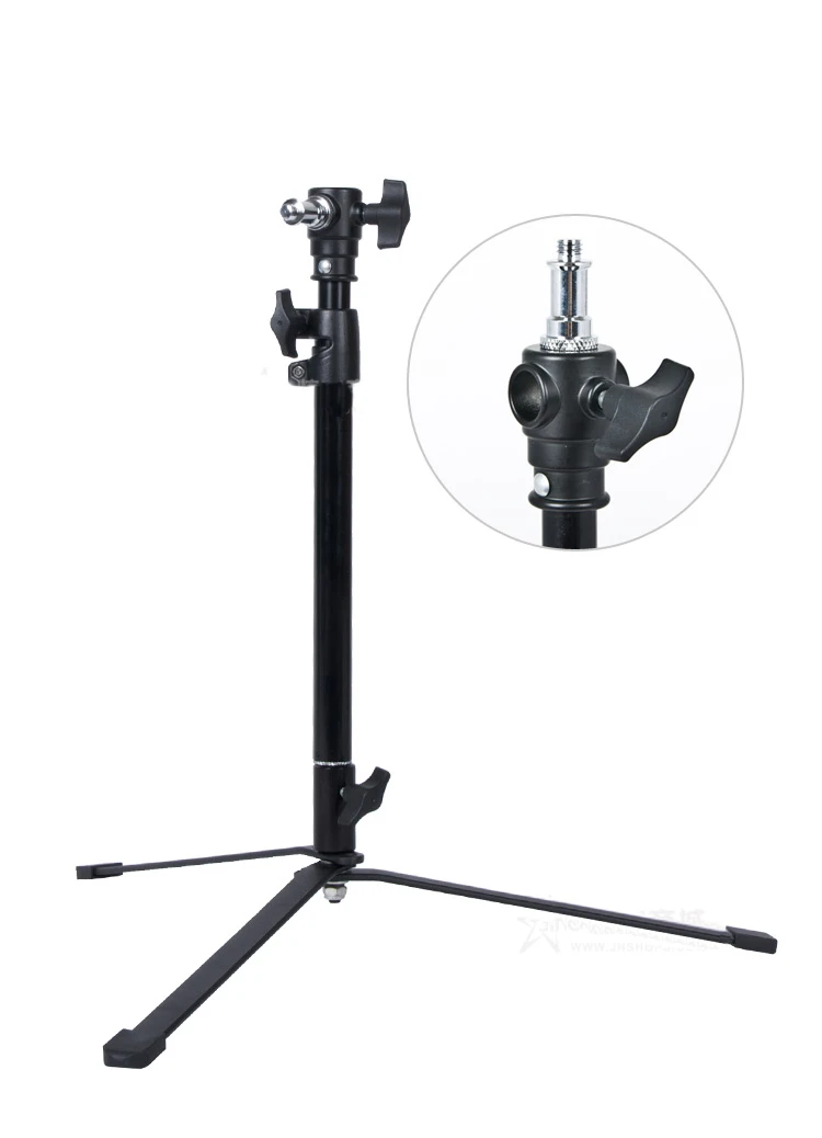 

600mm flexible photographic dual-use stands tripod 0.6m floor light stand with Adapter KSSD-600F