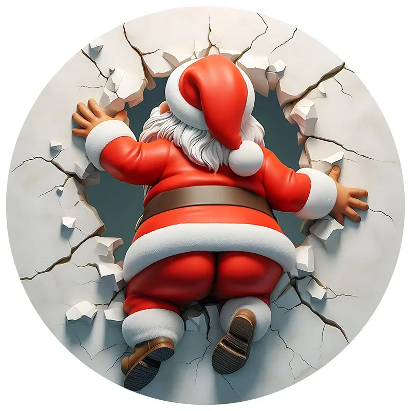 Трансграничная горячая Распродажа круглые акриловые рождественские украшения