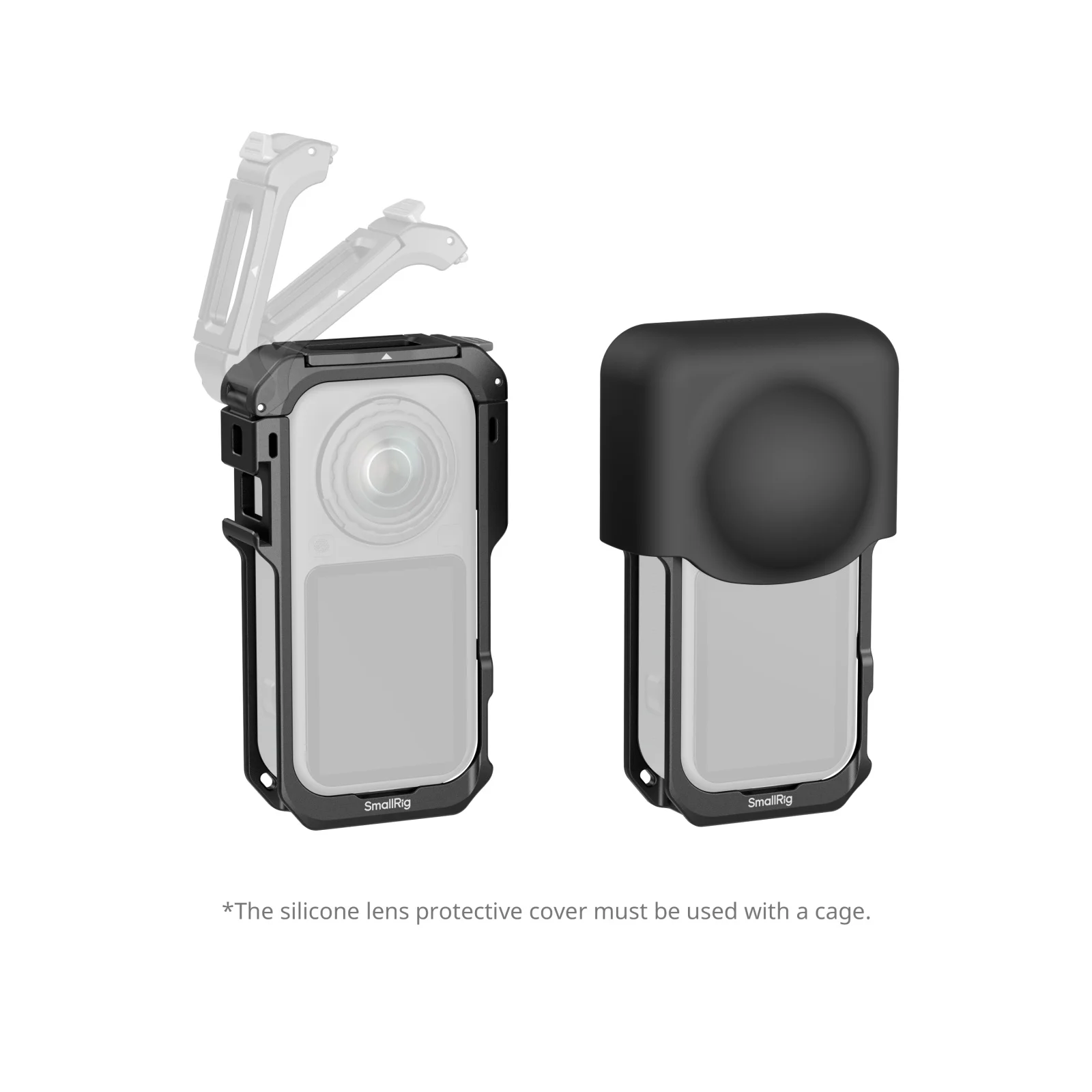 Фото Кейс SmallRig X6 для Insta360 X6 с силиконовой крышкой объектива, шумопоглощающей пеной и быстросъемным креплением с отверстием 1/4