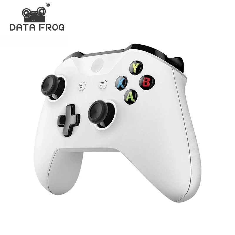 

Беспроводной контроллер Data Frog для Xbox One, тонкий геймпад с двойной вибрацией и Bluetooth-совместимым для ПК Win7/8/10