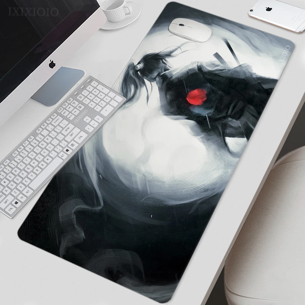 

Mouse Pad Gaming Japanese Samurai XL New Large Home HD Mousepad XXL MousePads Office Non-Slip Natural Rubber Laptop Table Mat