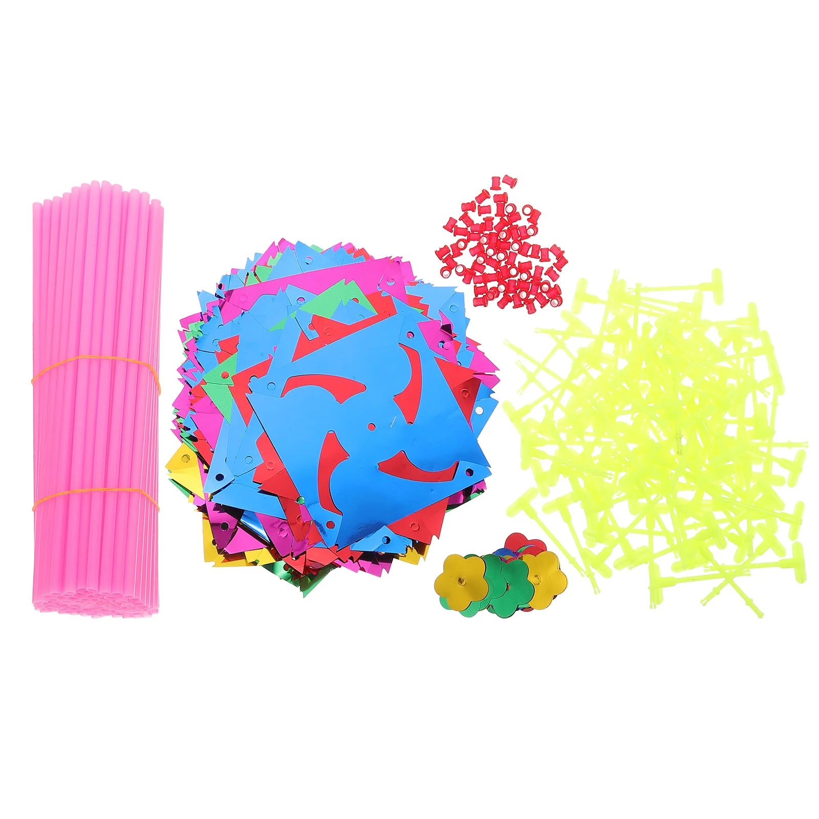 

40 Pcs Colorful Small Windmill Rainbow Birthday Decorations Outdoor Kids Toys Party Favors Pinwheels Plastic Yard Garden
