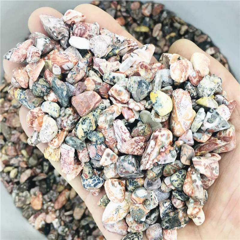 

20-1000g Natural Red leopard grain stone Crystal Stone Rock Gravel Specimen Tank Decor Natural stones and mineralswholesale