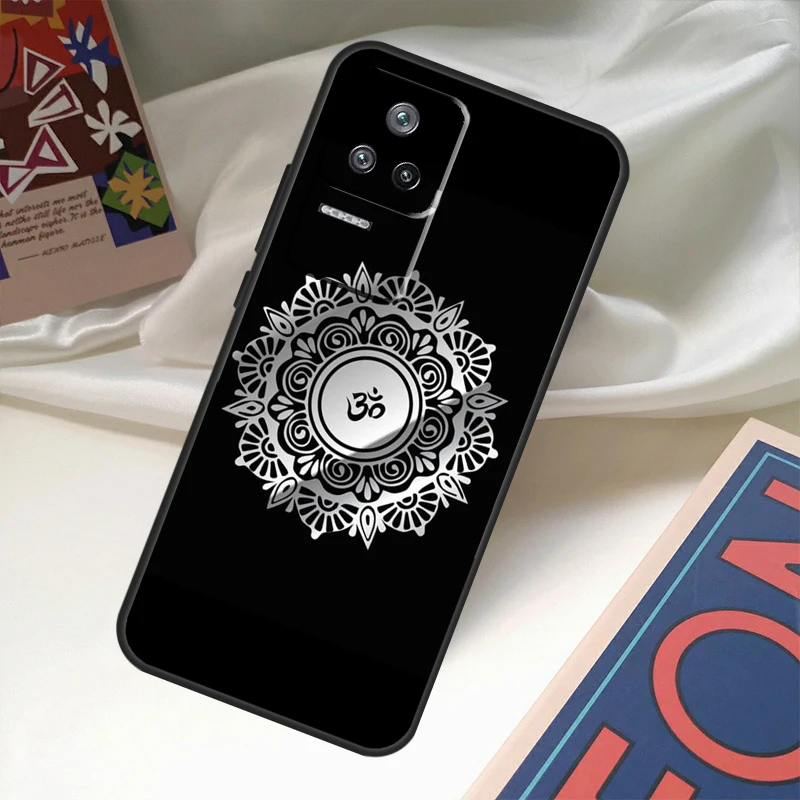Чехол Aum Om с символом йоги чехол для фитнес-зала Xiaomi 13 14 Ultra 11T 12T 13T Pro 12 Lite POCO X6 M6 X3 X4 X5