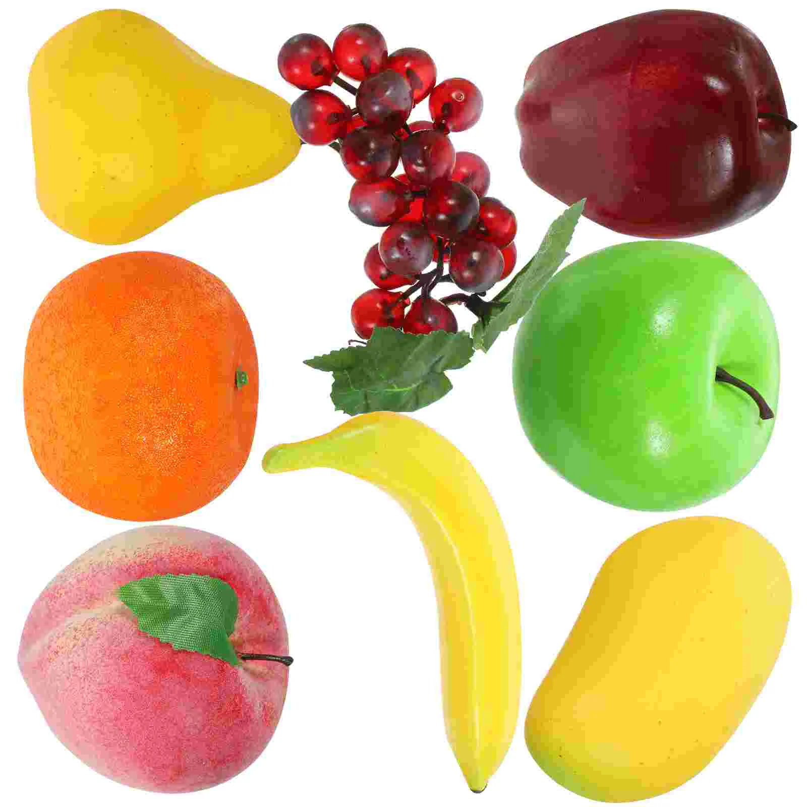 

8 Pcs Artificial Fruit False Fruits Prop Grape Window Simulated Fake Adornment Decorations Home