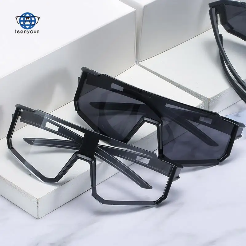 

Teenyoun Экспресс круглые популярные мужские ослепительные солнцезащитные очки в большой оправе для защиты глаз для мужчин и женщин для спорта...