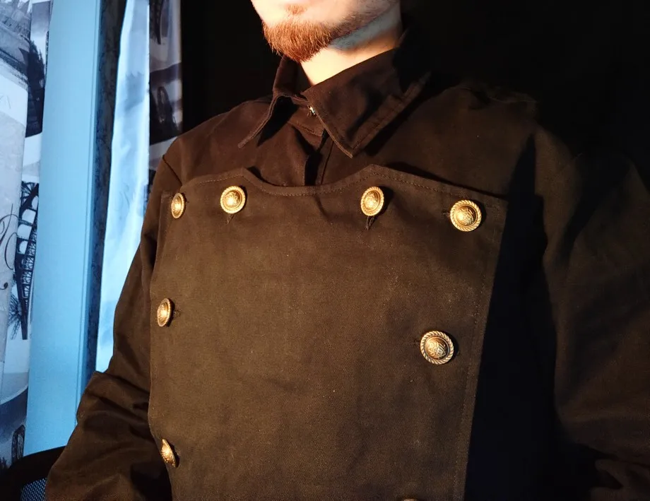 Викторианская рубашка в стиле стимпанк для взрослых и мужчин Хэллоуин косплей