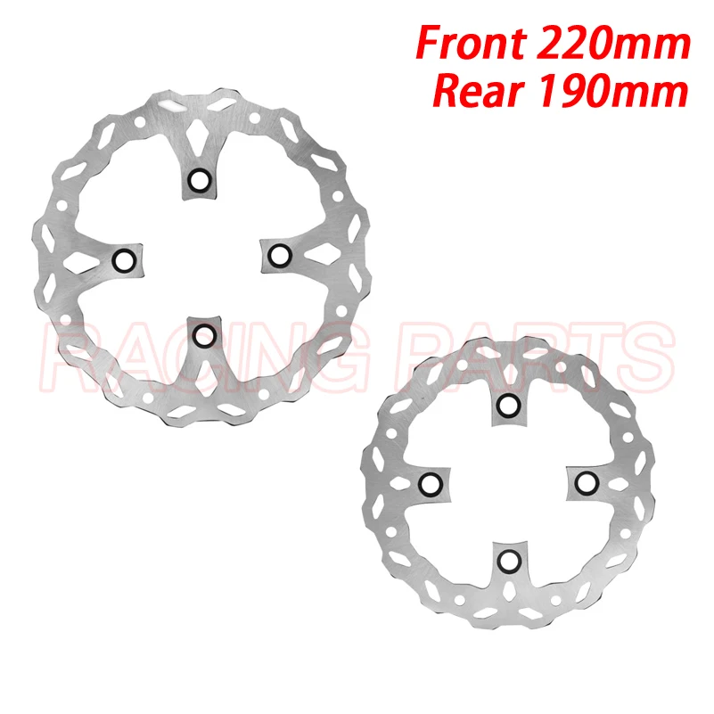 

Motorcycle 190mm 220mm Front Rear disc brake plate Rotor For 125cc 140cc 150cc 160cc Quad Pit Dirt Bike Off-road motorcyclev