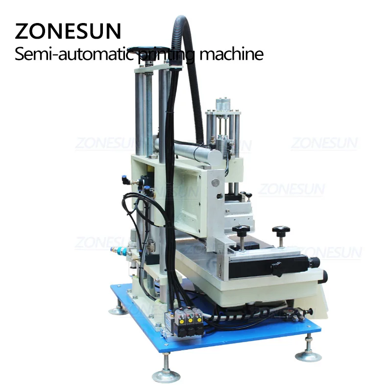 Настольный пластиковый флакон ZONESUN автоматическая шелковая машина для