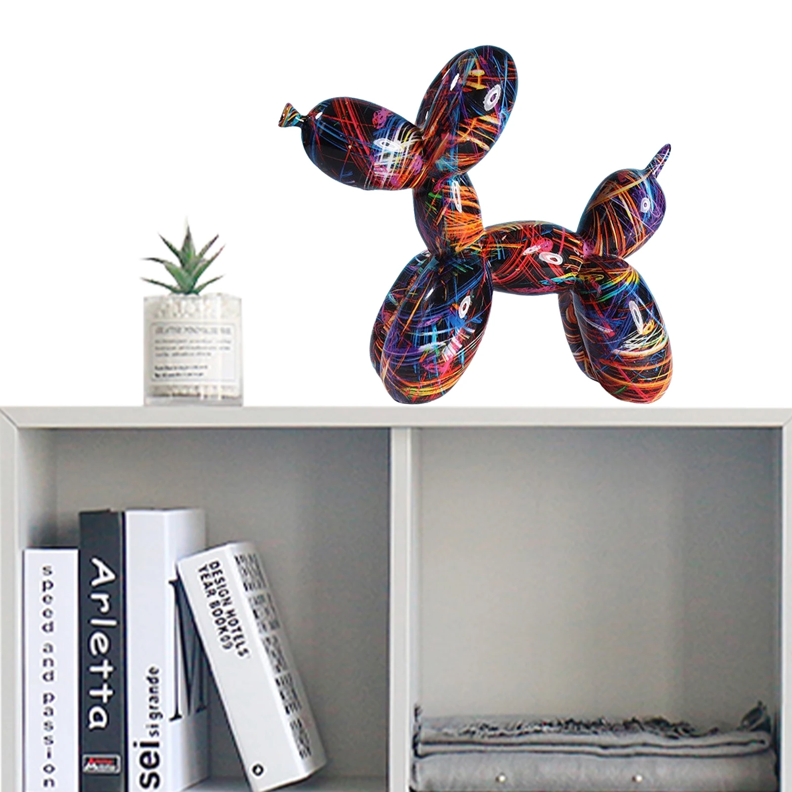 

Полимерный воздушный шар, статуя собаки, творческий воздушный шар, скульптуры собаки, милые животные, полимерные изделия, ручная работа, украшение для домашнего декора