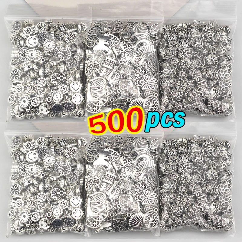 Смешанные тибетские серебряные металлические сплавы свободные