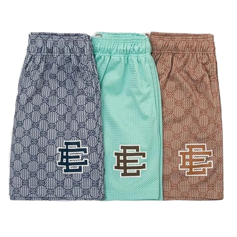 

New Men Mesh Gym Bodybuilding Casual Loose Shorts Joggers Outdoors Fitness Pants Male Brand Sweatpants-5XL Inaka Power Shorts