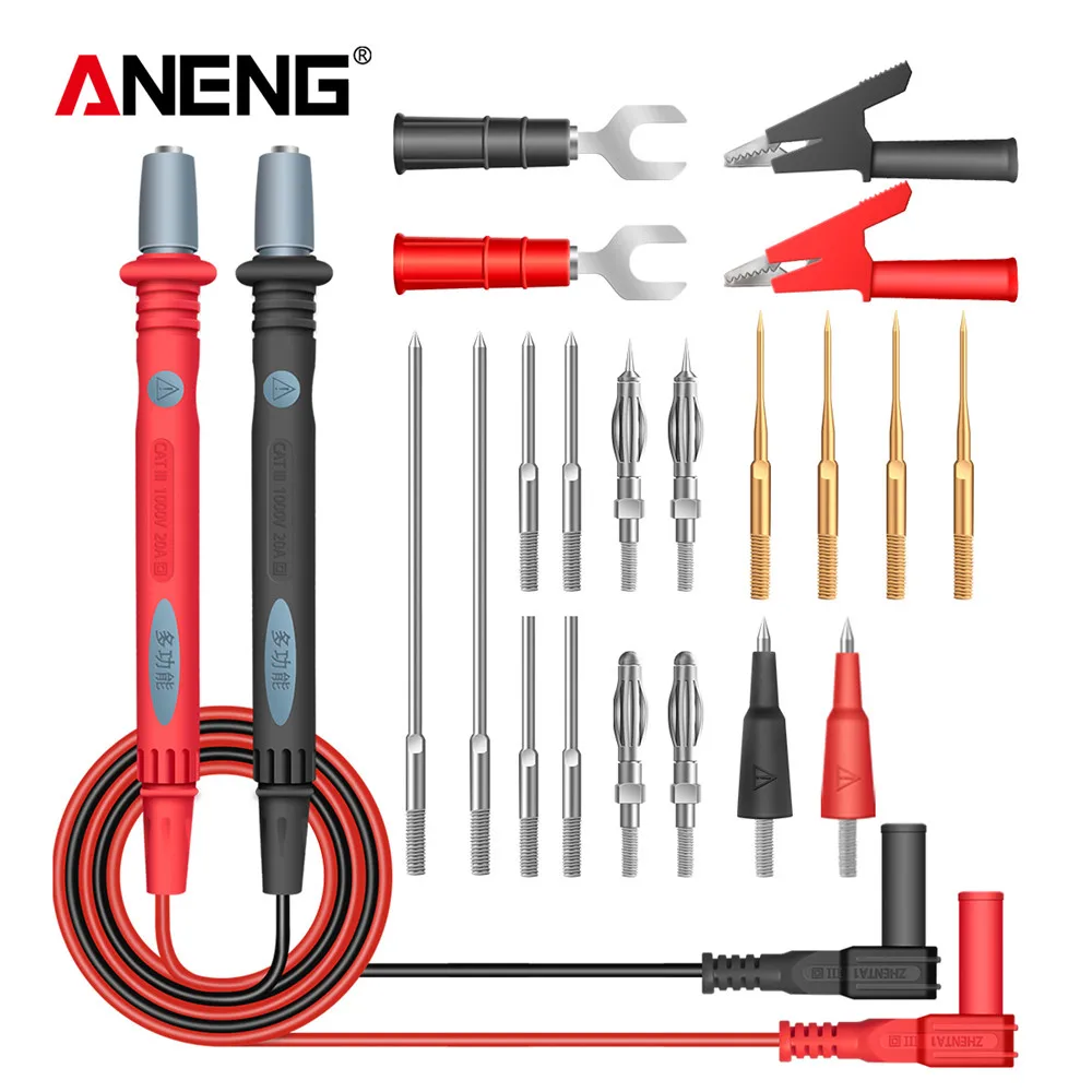 

ANENG PT1028 Multi-function multimeter 1000V 22In 1 leads Combination Test Cable Universal Meter Test multimeter pen multimetro