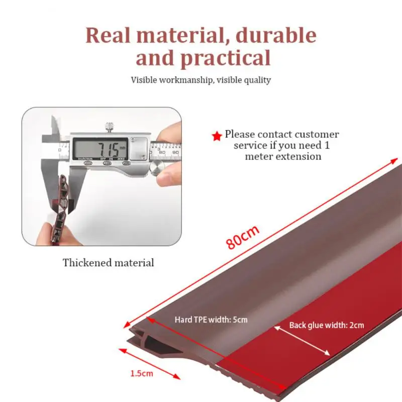 

Windproof Door Windshield 100cm 28mm/45mm Width Wind Blocker Plug Wind Blocker Door Sealing Strip Insulator Door Prevent TPE