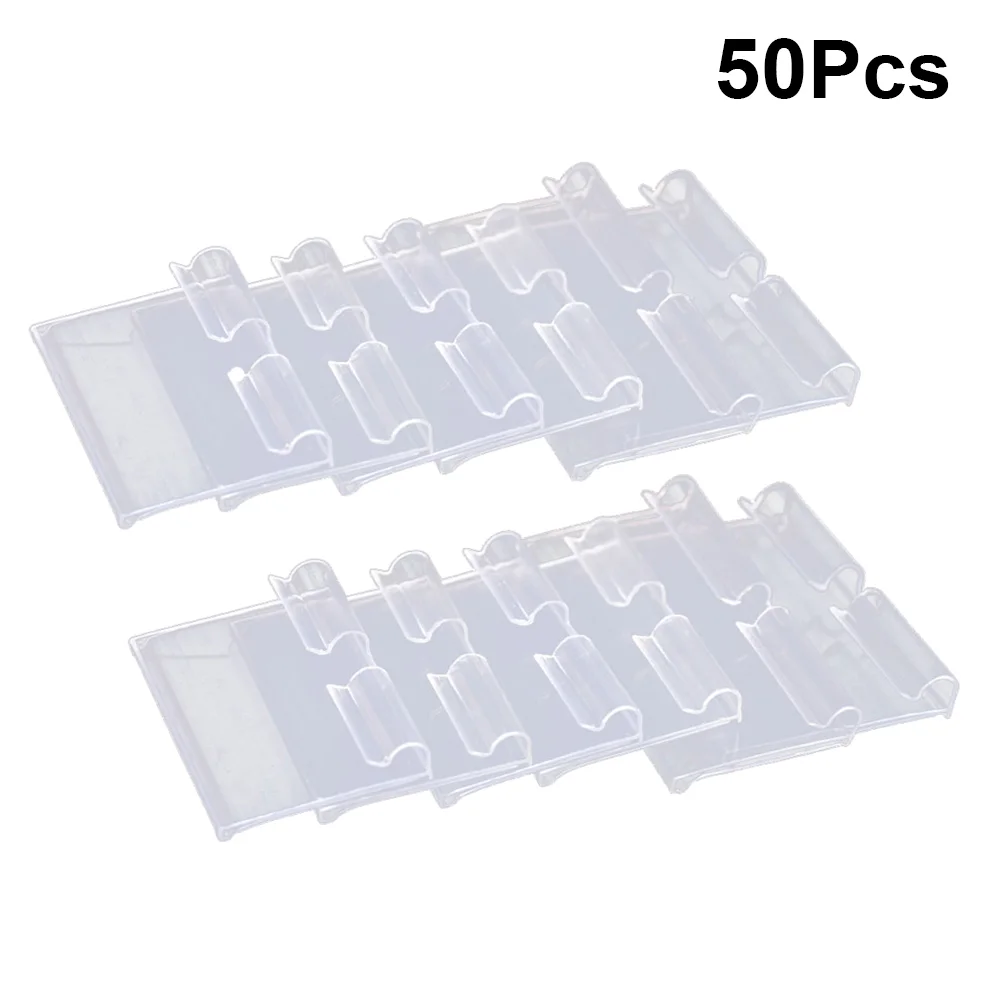 

50PCS Bin Labels Clip On Clip On Labels for Storage Bins Shelf Tags for Wire Shelving Wire Photo Holder