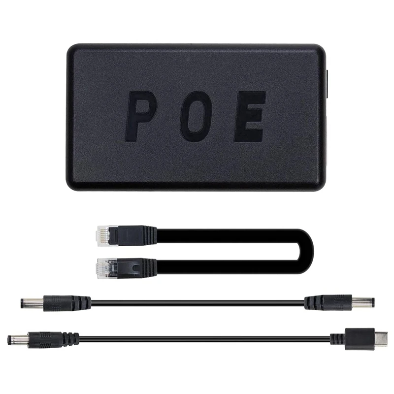 

Poe Splitter 5V 4A For Jetson Nano, For Raspberry Pi 4 And More - Active Poe+ To Barrel Jack Or Gigabit Poe Splitter