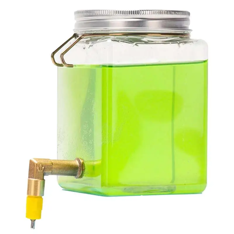 

Parrot Water Dispenser 520ml Large Capacity Transparent Water Dispenser For Bird Dangling Pet Waterer With Hook Portable Cage