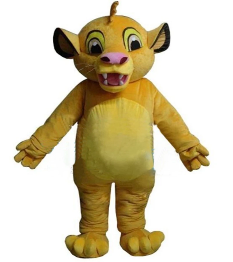 

Mascotter Lion King Mascot Costume Simba Cartoon Fancy Dress costume Anime Cosplay Kits for Halloween party event