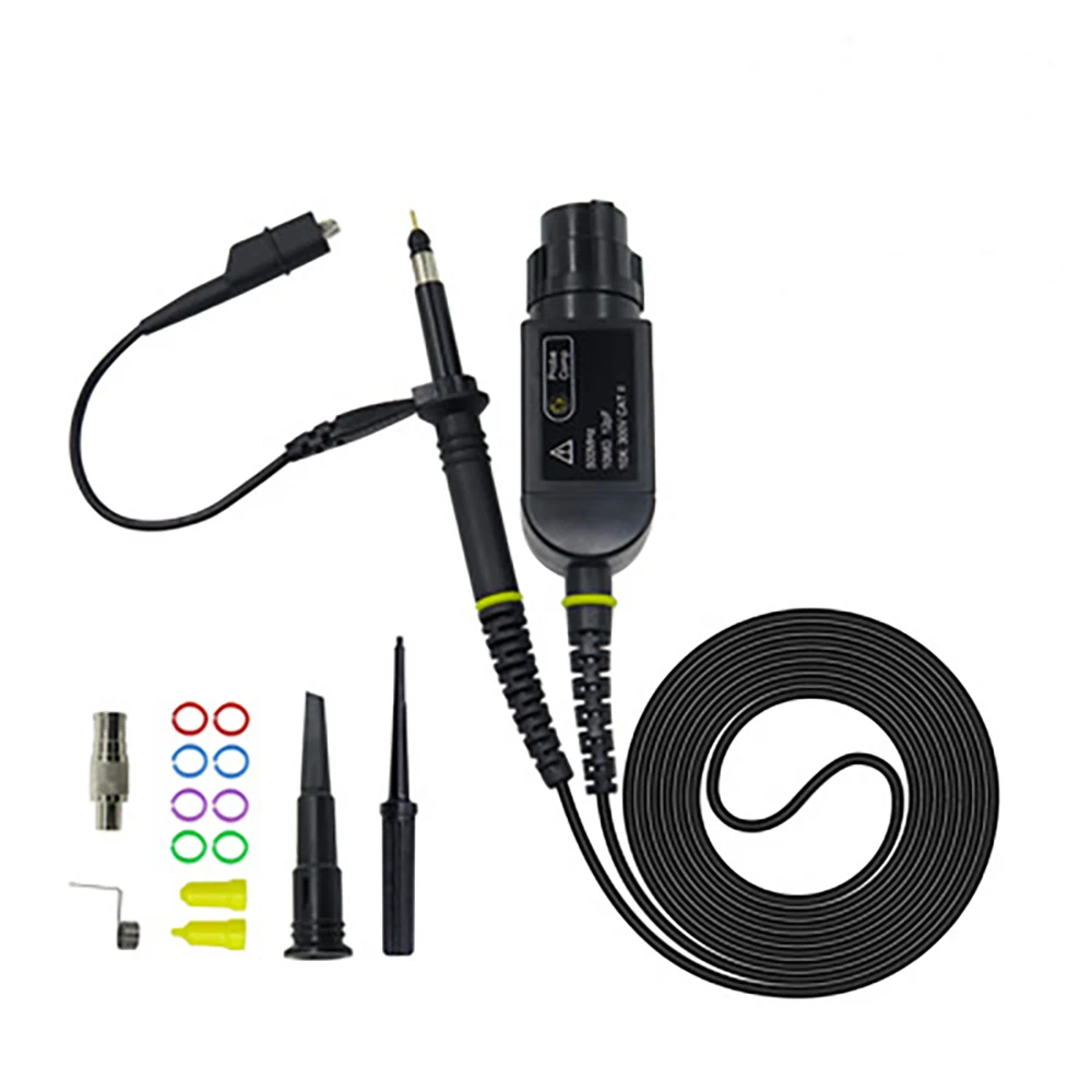 P6500 Oscilloscope Passive Probe Clip 500MHz 10X High Accuracy with Adjustment Tool Accessory Kit